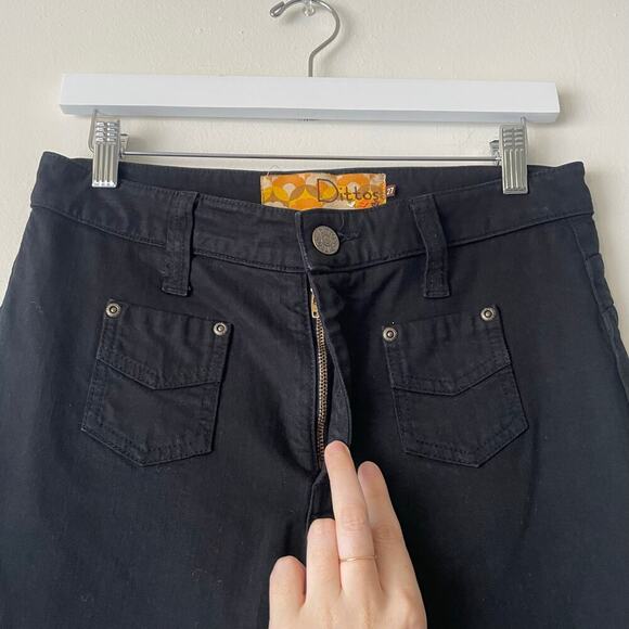 Vintage Dittos Flare Jeans in Black Size 27 - Picture 5 of 8